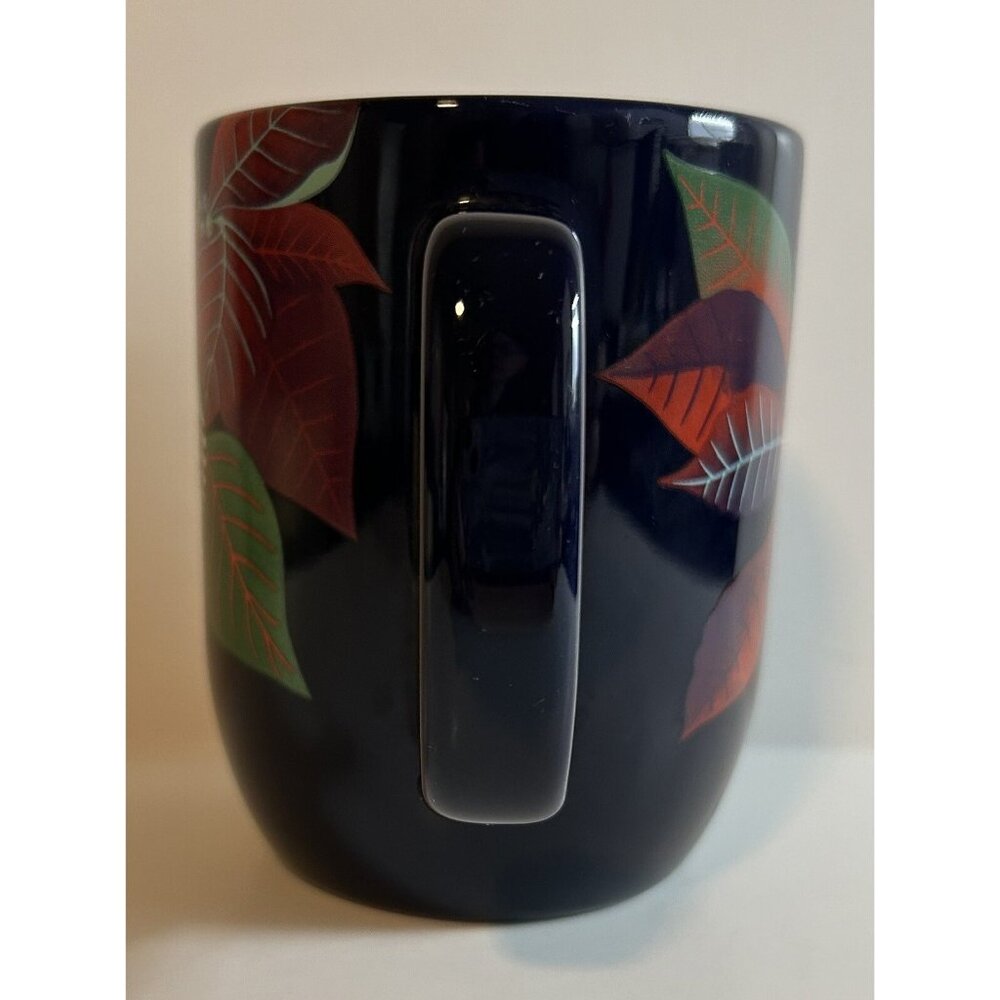 Starbucks Holiday Coffee Cup Mug Christmas Poinsettia Festive Thailand 12 Ounces - Picture 3 of 8